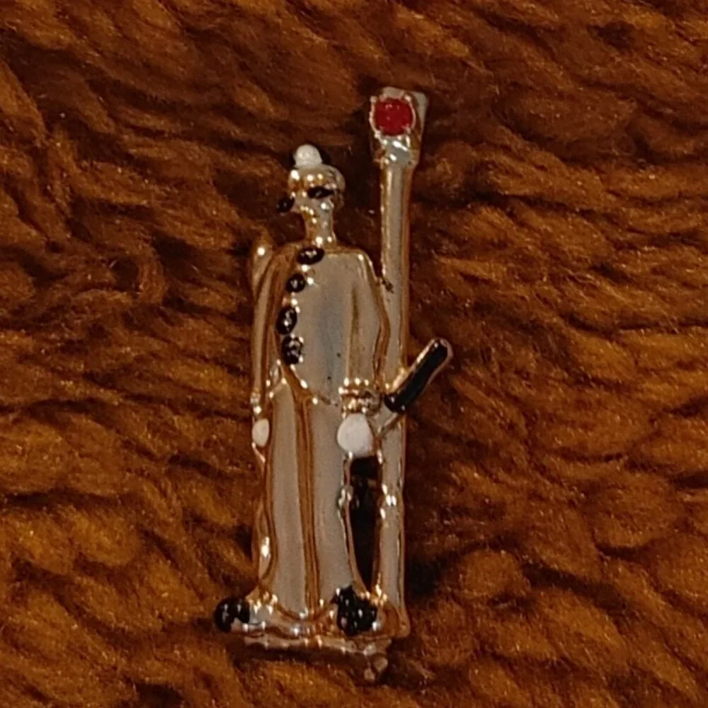 Vintage Figural Brooch British Police Officer Bobby